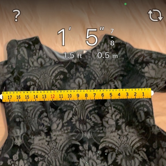 Barbara Bates vintage black women’s designer luxury embossed velour dress Size10 - Picture 9 of 9